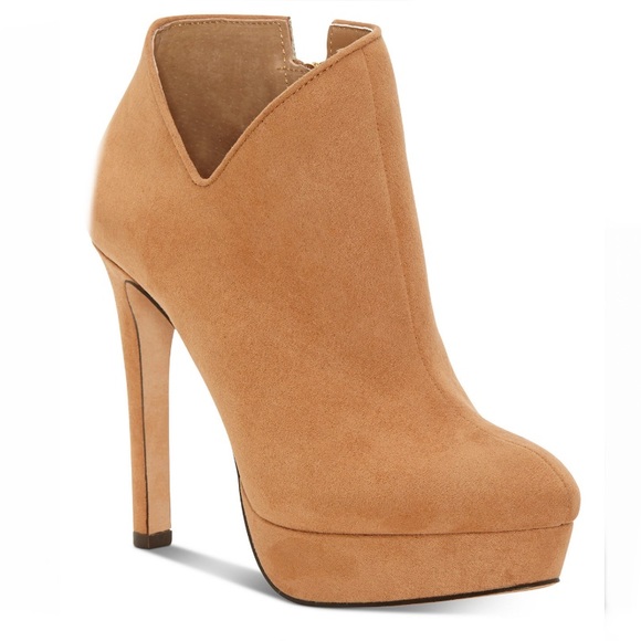 Jessica Simpson Hazelnut Raxen Platform Booties Size 10